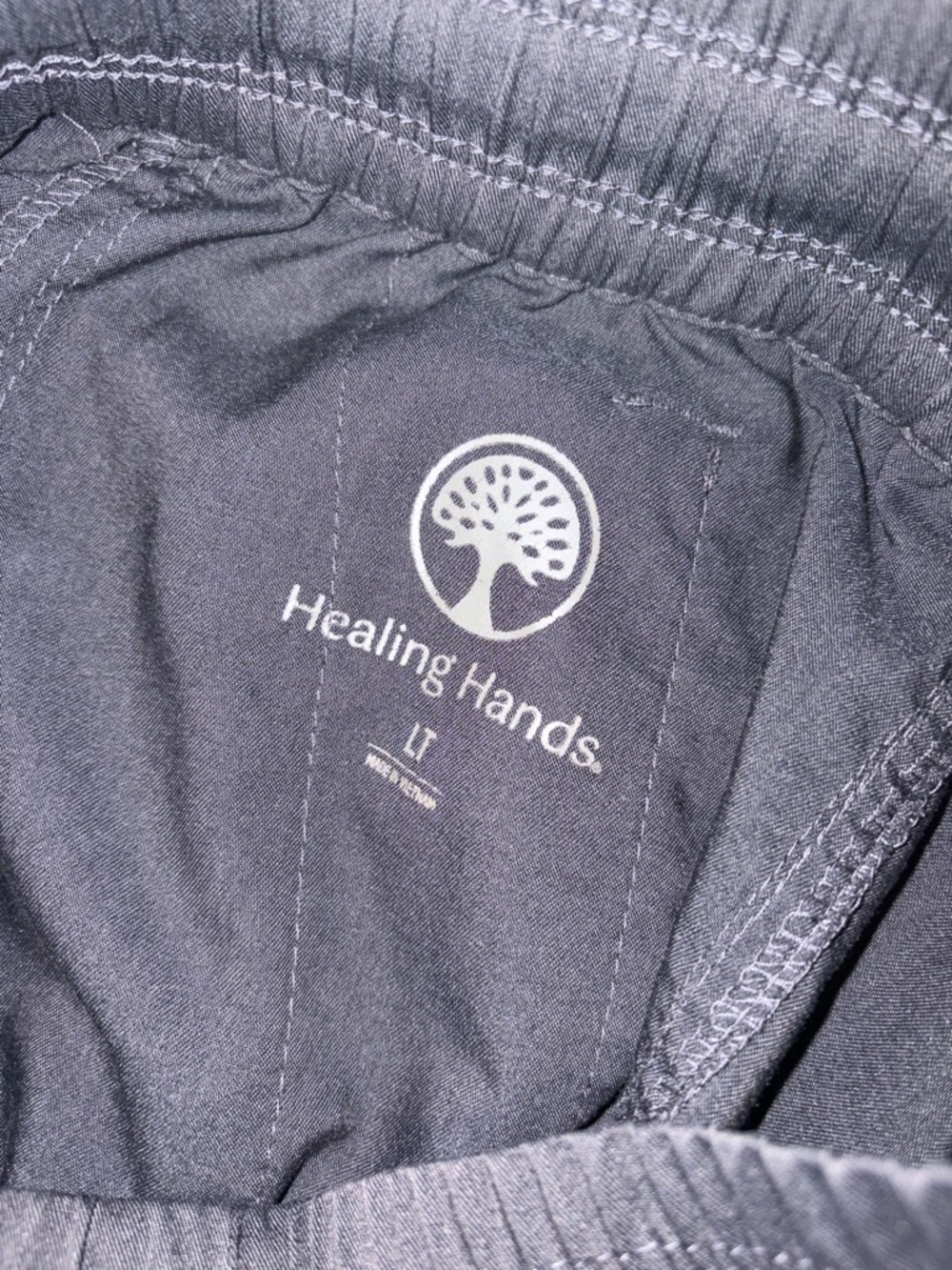 Healing Hands Charcoal Gray Scrub Pants